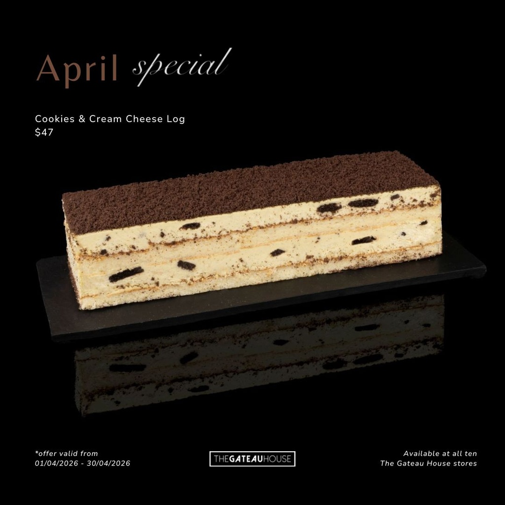 Cookies & Cream Cheese Log