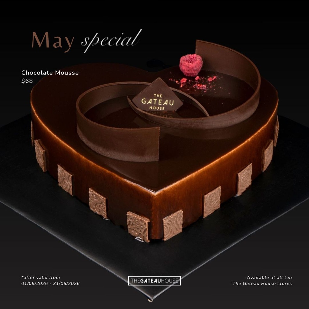 Chocolate Mousse Glossy (Heart)