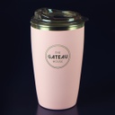 TGH Tumbler 12oz (Pastel Pink, Circular Logo)