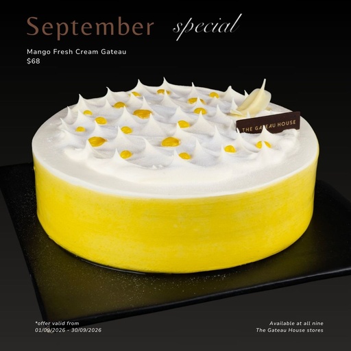 Mango Fresh Cream Gateau