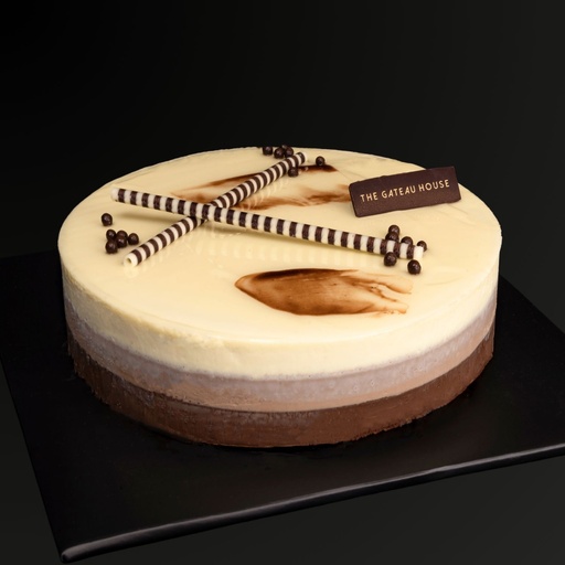 Trio Chocolate Mousse Cake