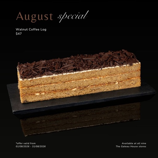 Walnut Coffee Log